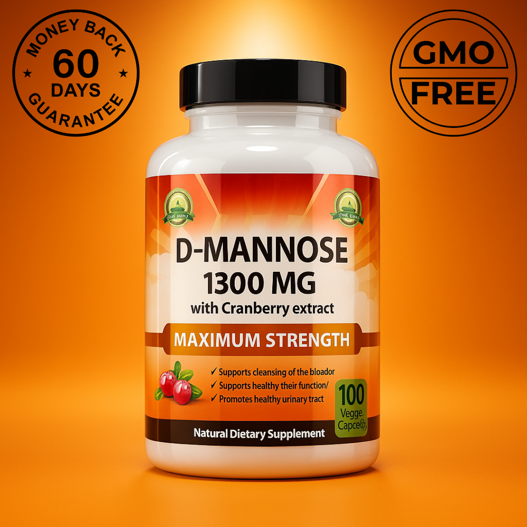D-Mannose + Cranberry Extract Capsules