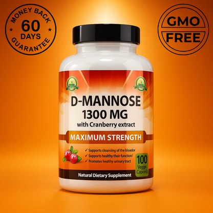 D-Mannose + Cranberry Extract Capsules