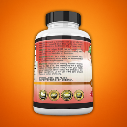 D-Mannose + Cranberry Extract Capsules