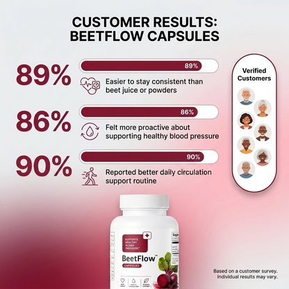 Beetroot Capsules for Blood Pressure & Circulation Support